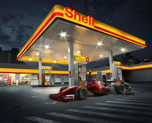 projeto planta montar ou construir postos shell raizen