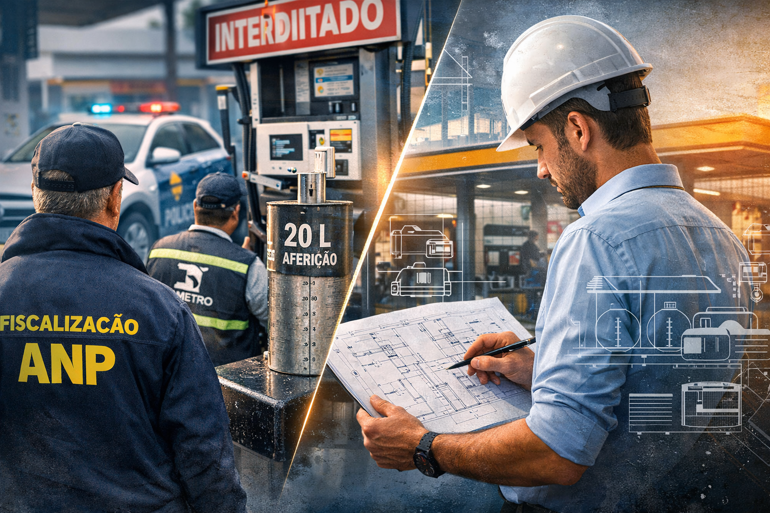 Fiscalização x ANP x Projetos SASC fiscalização ANP operação de postos de combustiveis e projetos de instalação de tanques e bombas como isso interfere
